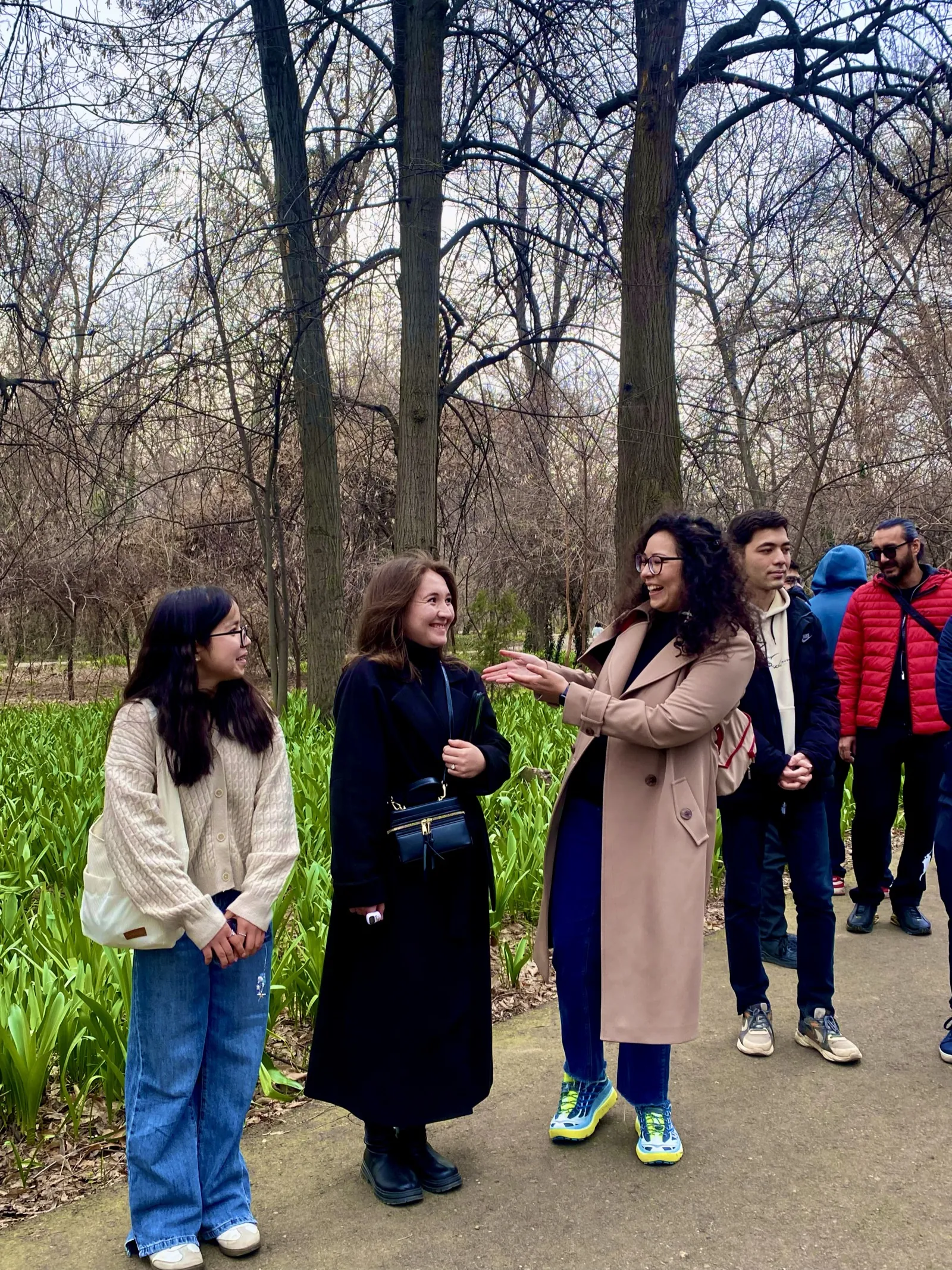 Walk & Talk group out in the city